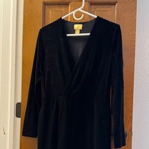 H&M Black Long Sleeve Dress